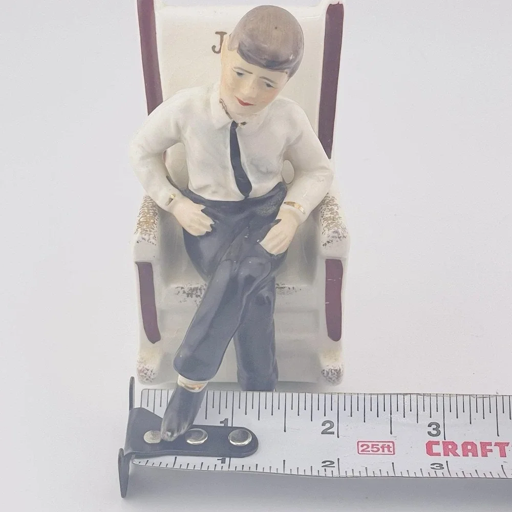Vintage  Arrow 1962 JFK Kennedy Rocking Chair Salt & Pepper Shakers Set Japan